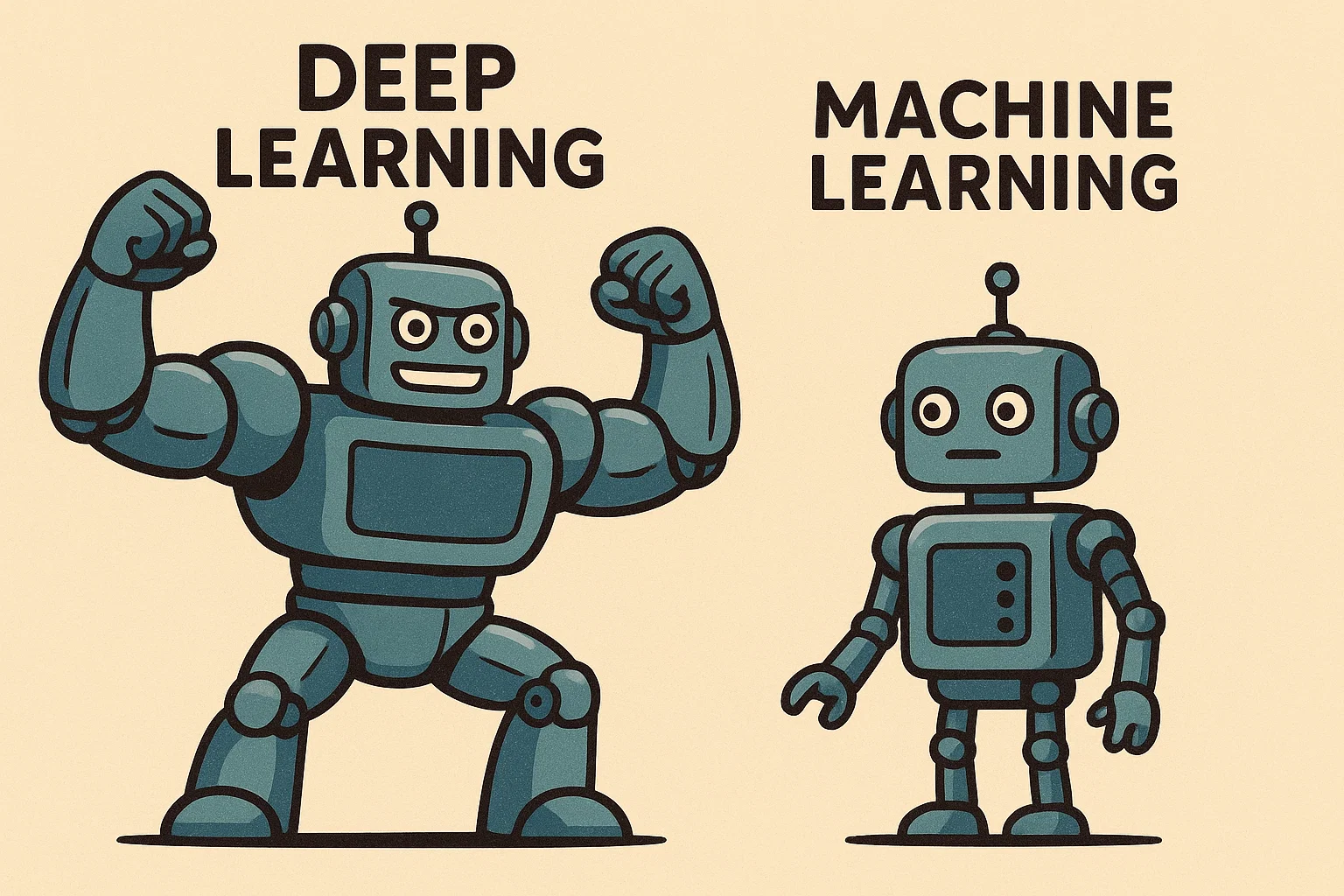 یادگیری عمیق (Deep Learning) چیست؟ یادگیری ماشین (Machine Learning) چیست؟ تفاوت و مقایسه آنها